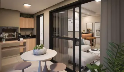 Apartamento moderno de 48 m² no Bairro Vila Mendonça