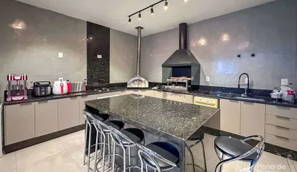 Casa com cozinha gourmet fantástica à venda no bairro Paraíso