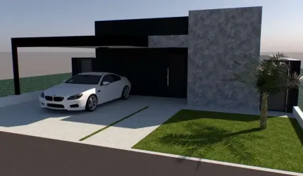 Casa em planta no condomínio Mansour