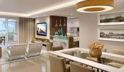 Apartamento com 2 dormitórios à venda, 168 m² por R$ 2.959.793,81 - Barra da Tijuca - Rio de Janeir