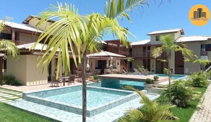 Casa em Condomínio em ITACIMIRIM,  3/4, sendo 2 suites, PORTEIRA FECHADA, na ilha do meio, Camaçari/BA