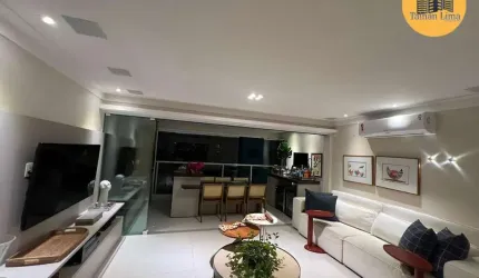 Apartamento Alto Padrão em PAtamares, no Greenville Atmos, com 3/4 sendo 1 suite, todo reformado, com 116m², com opção de porteira fechada