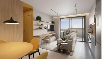 Lançamento à venda, 58 m² privativos, 2 dormitórios 1 sendo suíte, 1 vaga, Capão Raso, Curitiba, PR
