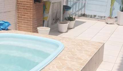 ESTRADA DO CAMPINHO- CASA DE 2 QUARTOS SENDO UM SUÍTE E HIDROMASSAGEM - ÁREA GOURMET COM PISCINA- 200 METROS CLÍNICA DA FAMÍLIA
