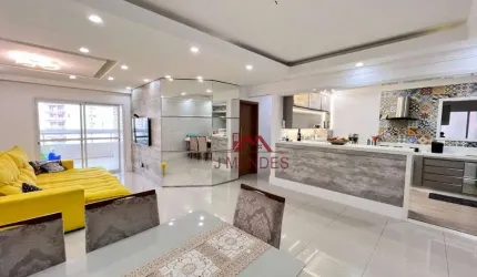 Apartamento com 4 dormitórios à venda, 155 m² por R$ 1.590.000,00 - Vila Guilhermina - Praia Grande/SP