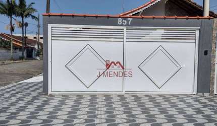 Casa com 2 dormitórios à venda, 107 m² por R$ 390.000,00 - Maracanã - Praia Grande/SP