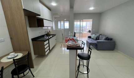 Apartamento com 2 dormitórios à venda, 84 m² por R$ 600.000 - Aviação - Praia Grande/SP