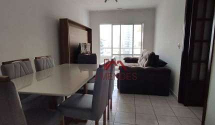 Apartamento com 2 dormitórios à venda, 77 m² por R$ 389.000 - Vila Assunção - Praia Grande/SP