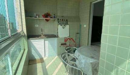 Apartamento com 2 dormitórios para alugar, 79 m² por R$ 3.200,00/mês - Aviação - Praia Grande/SP