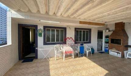 Cobertura com 3 dormitórios à venda, 110 m² por R$ 390.000 - Mirim - Praia Grande/SP
