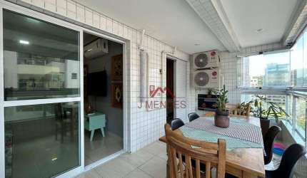 Apartamento com 2 dormitórios à venda, 74 m² por R$ 520.000,00 - Canto do Forte - Praia Grande/SP
