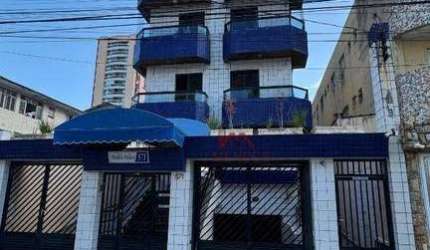 Apartamento com 1 dormitório à venda, 32 m² por R$ 240.000 - Canto do Forte - Praia Grande/SP