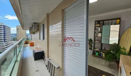 Apartamento com 3 dormitórios à venda, 134 m² por R$ 870.000,00 - Vila Guilhermina - Praia Grande/SP