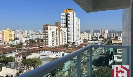 Apartamento com 2 dormitórios à venda, 65 m² por R$ 526.000,00 - Macuco - Santos/SP