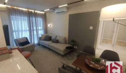 Apartamento com 2 dormitórios à venda, 82 m² por R$ 850.000,00 - Aparecida - Santos/SP