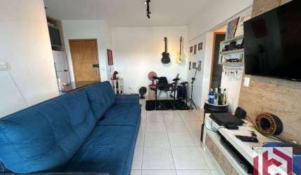 Apartamento com 2 dormitórios à venda, 60 m² por R$ 630.000,00 - Macuco - Santos/SP