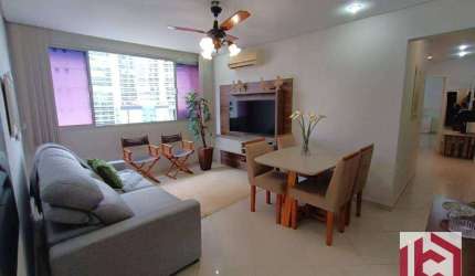 Apartamento com 2 dormitórios à venda, 102 m² por R$ 750.000,00 - Embaré - Santos/SP