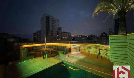 Cobertura com 3 dormitórios à venda, 137 m² por R$ 1.900.000,00 - Aparecida - Santos/SP