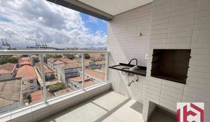 Apartamento à venda, 86 m² por R$ 710.000,00 - Embaré - Santos/SP