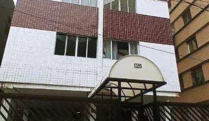 Apartamento com 1 dormitório para alugar, 48 m² por R$ 1.600 (PACOTE)/mês - Itararé - São Vicente/SP