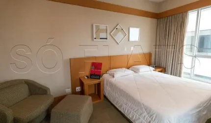 Flat studio Wyndham Nortel em Santana para locação com 1 dormitório.