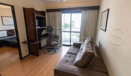 Flat The Palace com 36m² contendo 1 dormitório e 1 vaga em Moema para locação.