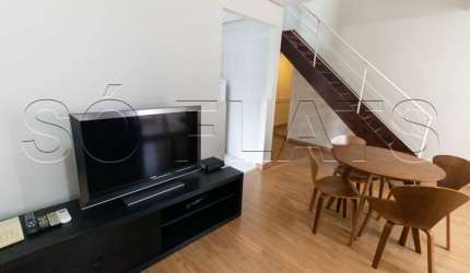 Flat Duplex Life Moema 55m² 1 dormitório 1 vaga para locação entrada imediata.
