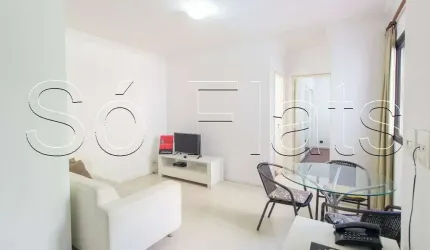 Flat Usa Moema para locação com 2 dorms e 1 vaga próximo ao Shopping Ibirapuera