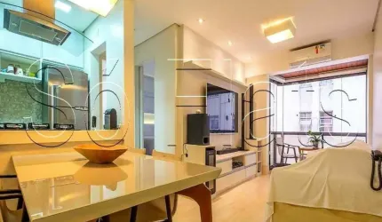 Flat Central Park para locação com 44m², 1 dormitório e 1 vaga de garagem