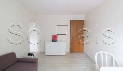 Flat no Mont Hermon próximo ao metrô Consolação, disponível para locação 41m², 1 dorm e 1 vaga.