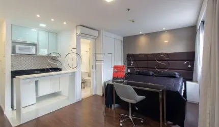 Flat na Vila Olímpia disponível para venda com 25m² e 01 vaga de garagem