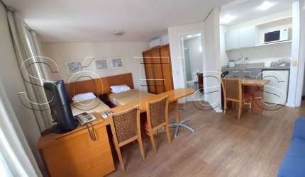 Flat Mercure Times Square disponível para venda com 45m², 02 dorms e 01 vaga de garagem