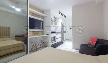 Flat no Residencial Benx Vila Mariana disponível locação contendo 24m² e 1 dormitório.