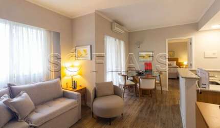 Flat Clarion Faria Lima disponível para venda com 57m², 01 dorm e 02 vagas  de garagem