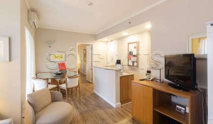Flat Clarion Faria Lima disponível para venda com 57m², 01 dorm e 02 vagas  de garagem