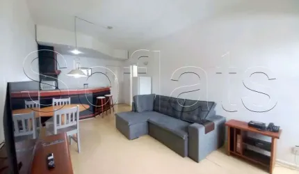 Flat Le Bougainville 1 dormitório e 1 vaga de garagem disponível para locação em Alphaville.