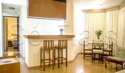 Flat disponível para locação bem localizado, próx da Avenida Santo Amaro e Metrô Campo Belo.