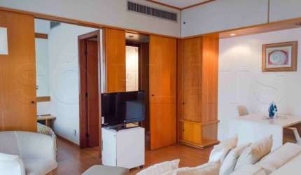 Flat Address para locação com 2 dormitórios e 2 vagas de garagem no Itaim Bibi.