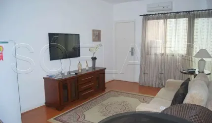 Flat Le Bougainville 1 dorm e 1 vaga disponível para locação em Alphaville Industrial