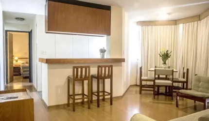 Flat disponível locação bem localizado próximo da Avenida Santo Amaro em Campo Belo