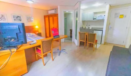 Flat disponível locação no Mercure Times Square em Moema prox. da Av. Ibirapuera