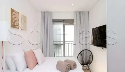 Lindo Residencial Think Home República disponível para venda com 21m² e 1 dormitório