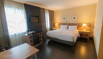 Flat no Radisson Berrini disponivel para locação com 29m² contendo 1 dormitório e 1 vaga de garagem.