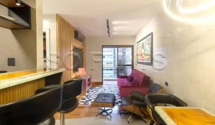 Flat London disponível para locação a 2 quadras da Av Paulista, próx ao Metro e ao Prédio da Gazeta.