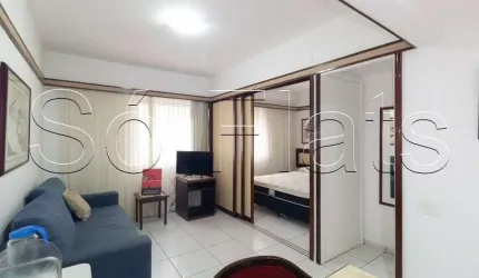 Le Premier com 1 dormitório e 1 vaga disponível para locação no Jardins