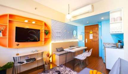 Flat disponível para venda com 28m² e 01 vaga de garagem