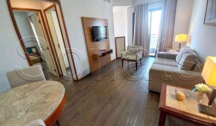 Flat Massis com 1 dormitório na rua do Shopping Center 3 disponível locação