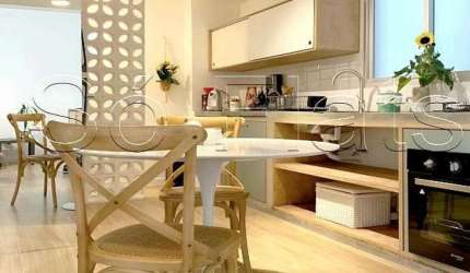 Apartamento Residencial Canadá no Itaim Bibi para venda com 43m², 1 dorm e 1 vaga.