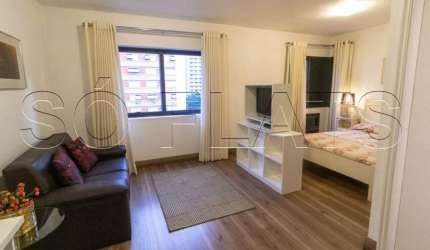 Flat New Citi com 32m² disponível para locação mobiliado no Itaim próximo a Av. 9 de Julho.