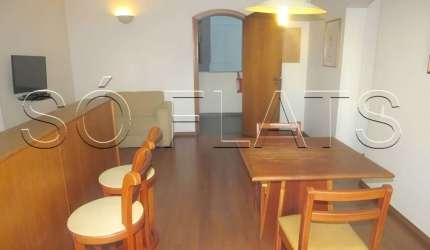 Apartamento totalmente mobiliado à venda no bairro do Ibirapuera.